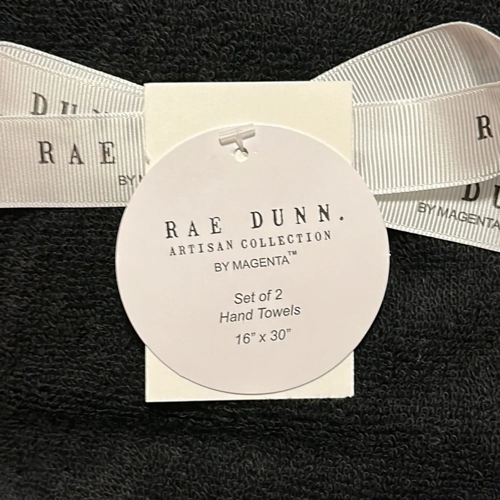 NWT Rae Dunn 2 Pack of Halloween Hand Towels